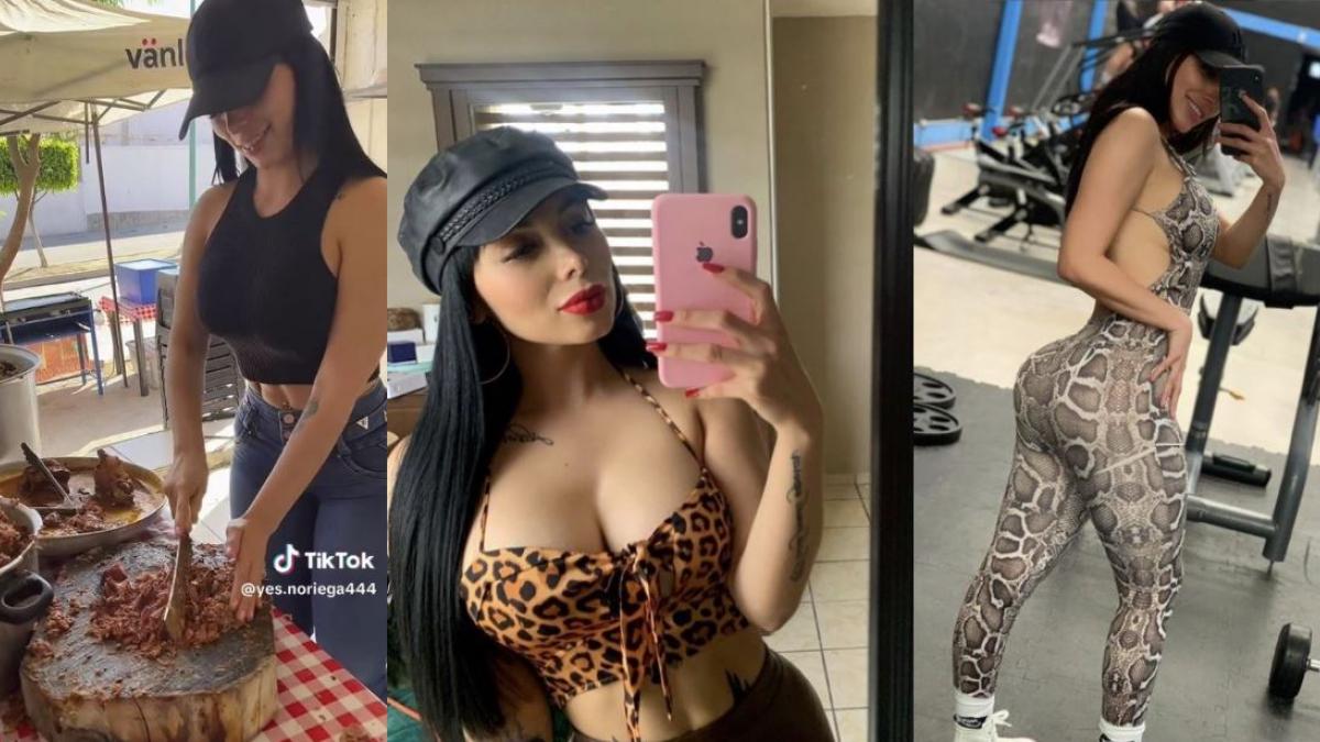 Ella es la bella taquera que enamora en TikTok con su figura fitness: "las bonitas trabajamos"