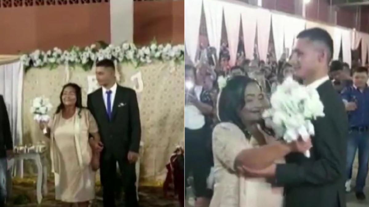 VIDEO. Pareja con diferencia de 43 años protagonizan la 'boda del año'