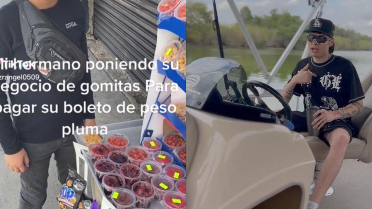 VIDEO. Niño vende dulces para comprar su boleto y ver a Peso Pluma en concierto