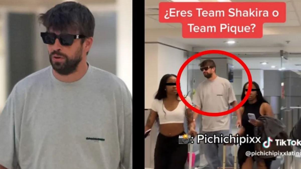 Piqué llega enojado a Miami para ver a sus hijos ¿No quería ir? (VIDEOS)