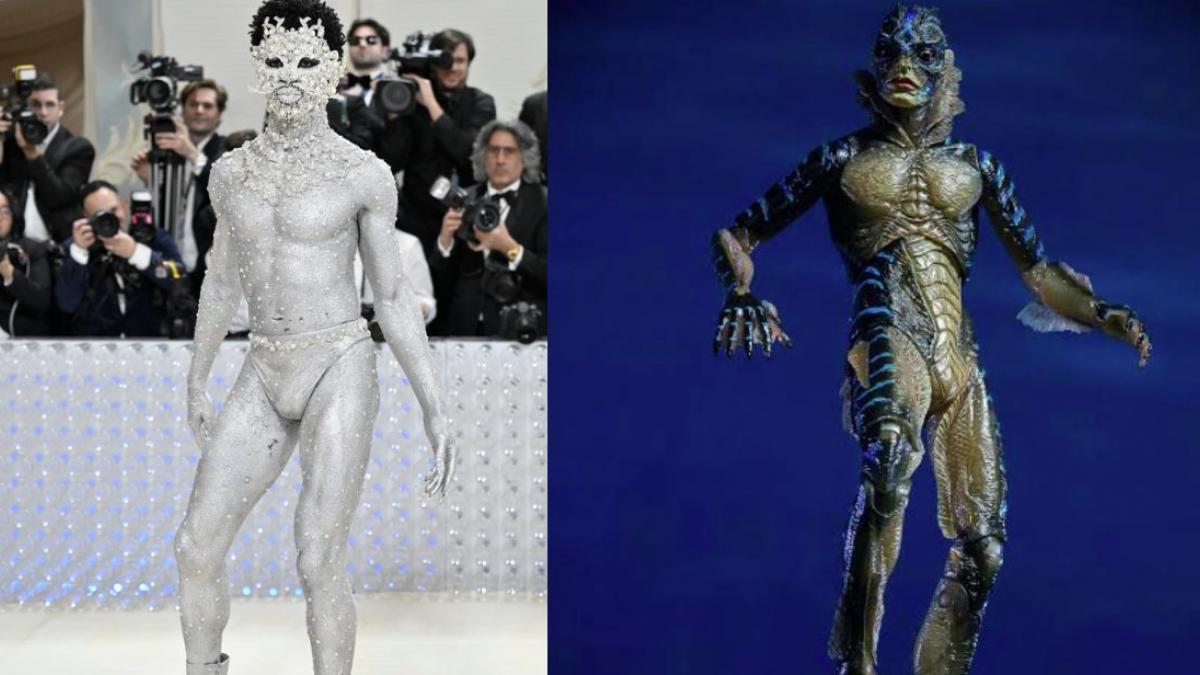 MET Gala 2023: Lil Nas X se viste de gato plateado y desata los MEMES