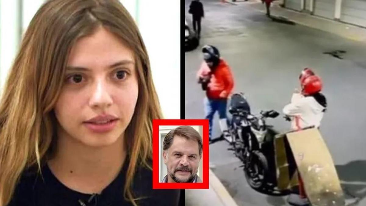 Hija de Héctor Parra graba a repartidor robando la despensa que le iba a llevar a su papá a la cárcel