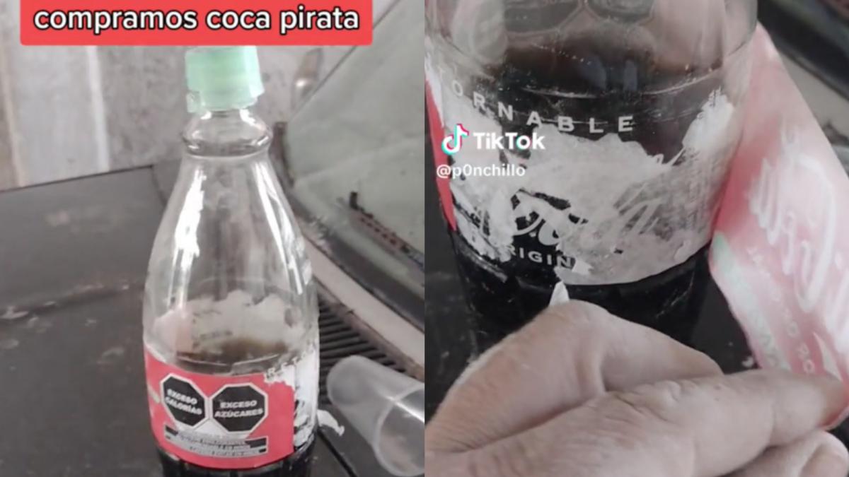 ¿Le tocó una 'fake'? Hombre sospecha haber comprado una Coca-Cola 'pirata'. VIDEO