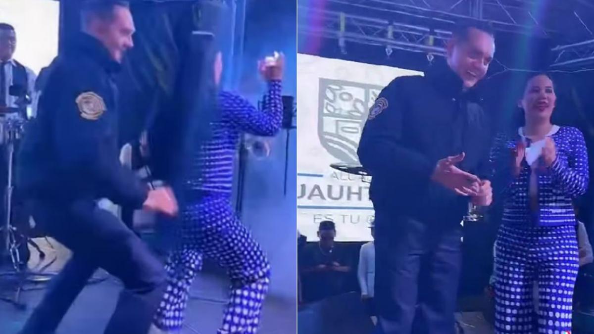 VIDEO. Al ritmo de Peso Pluma, la alcaldesa Sandra Cuevas saca sus mejores pasos de baile