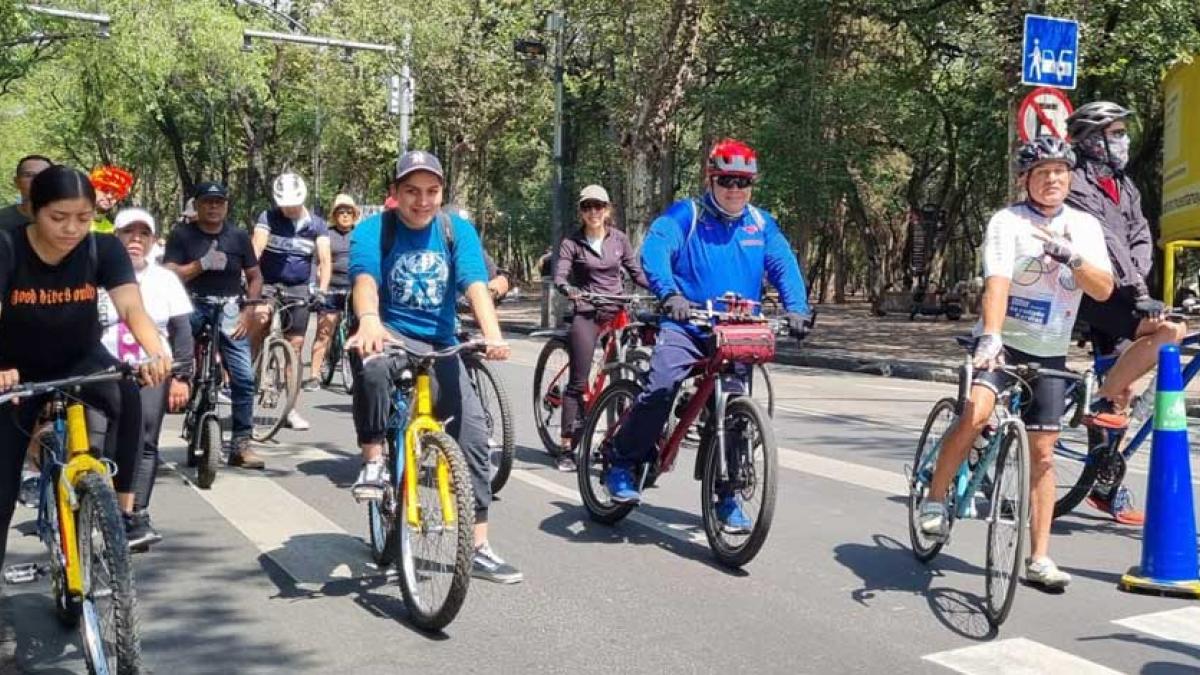 Paseo Dominical Muévete en Bici celebra 16 años de actividad en la CDMX