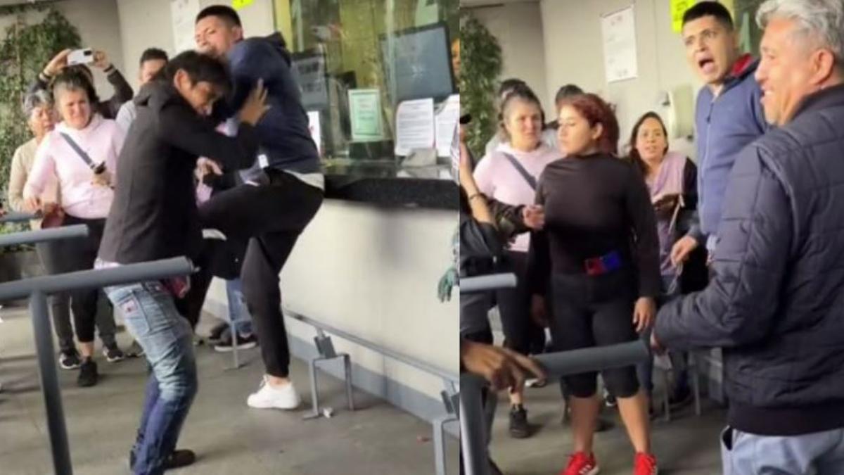 VIDEO: Se agarran a golpes en las taquillas de la Arena CDMX por boletos de Luis Miguel