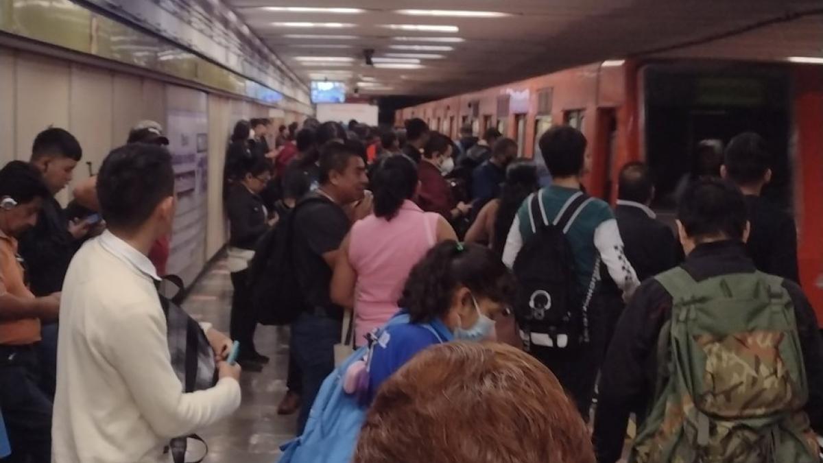 Llueve en la CDMX y Metro presenta avance lento en líneas 3, 4, 5, 8, 9 y B