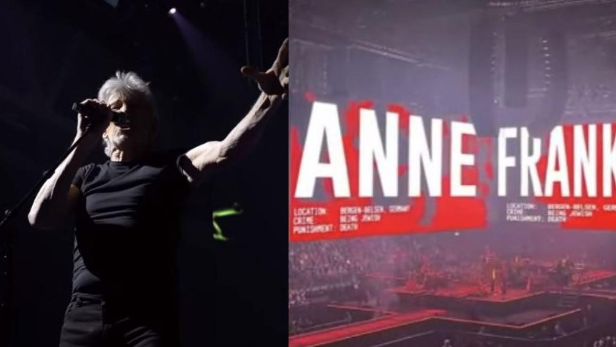 Acusan a Roger Waters de 'profanar memoria de Ana Frank' en uno de sus conciertos