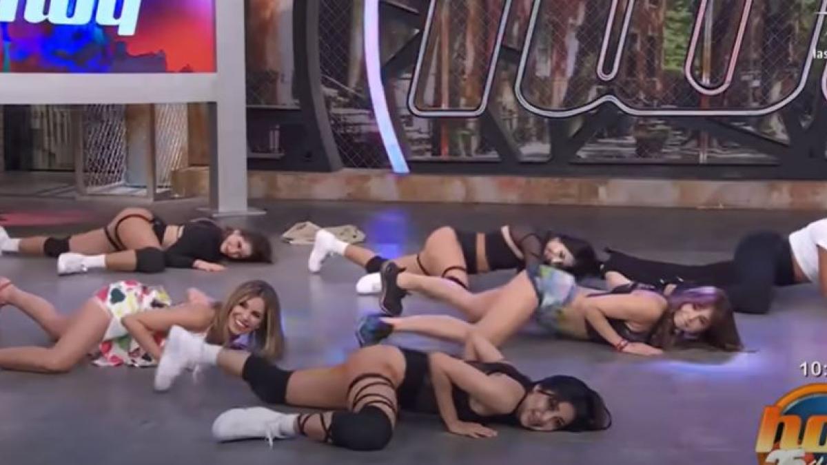 Tania Rincón, Galila Montijo y Andrea Escalona reciben una cátedra de cómo hacer el Anitta Challenge (VIDEO)