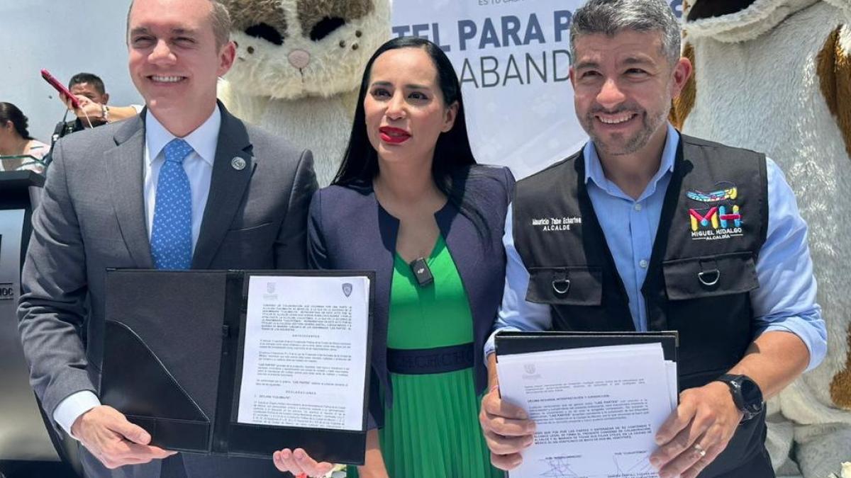 Cuajimalpa, Cuauhtémoc y Miguel Hidalgo firman convenio de colaboración a favor de perros y gatos abandonados