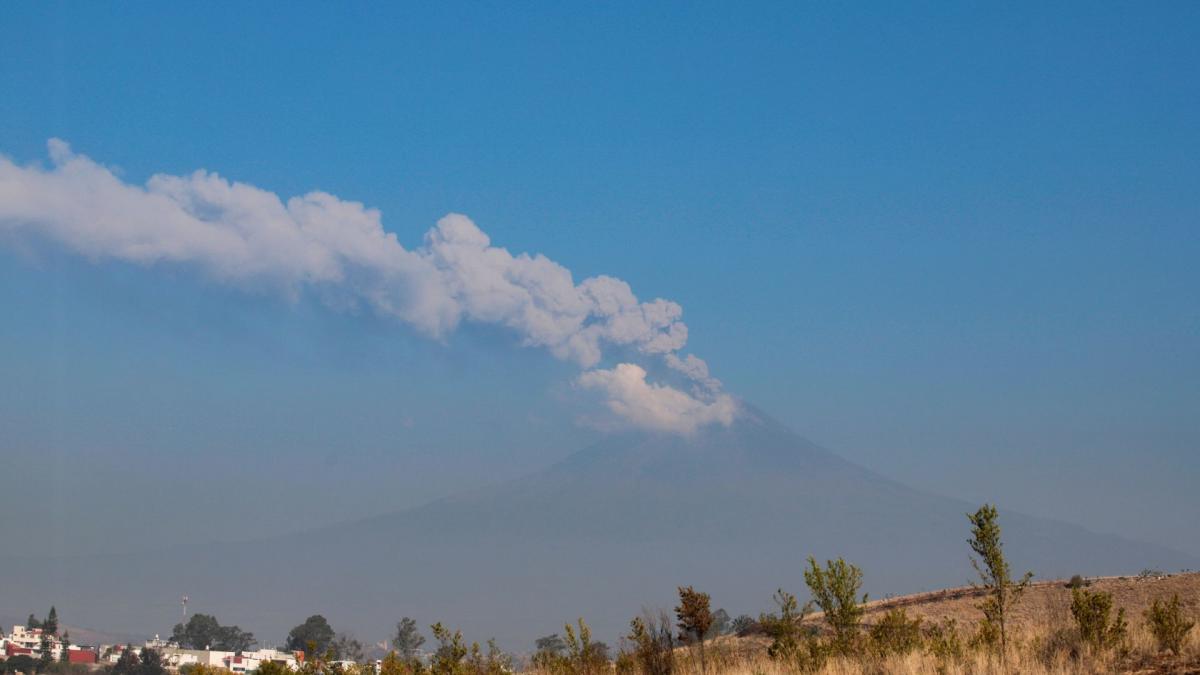 Popocatépetl. Continúa la tendencia a la baja en la actividad del volcán