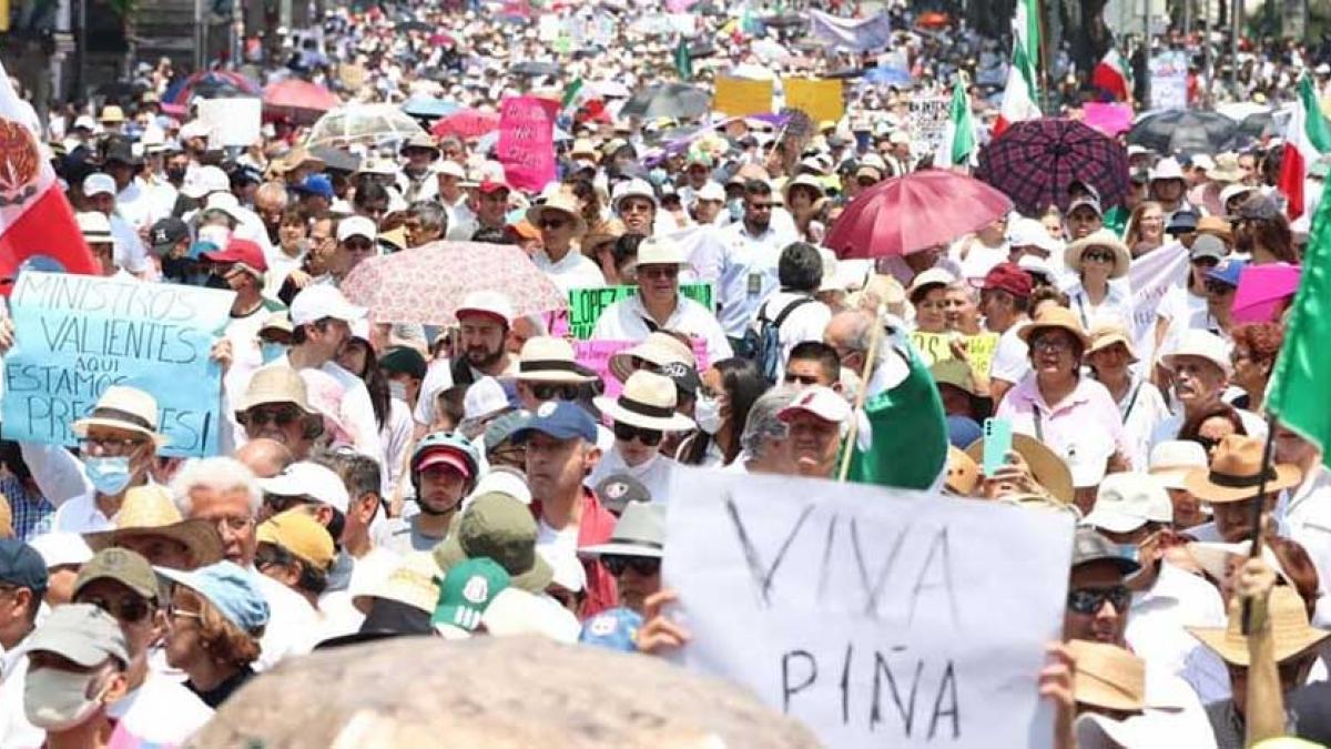 'La Corte no se toca'. Marcha reúne a 2 mil asistentes, reportan autoridades de CDMX