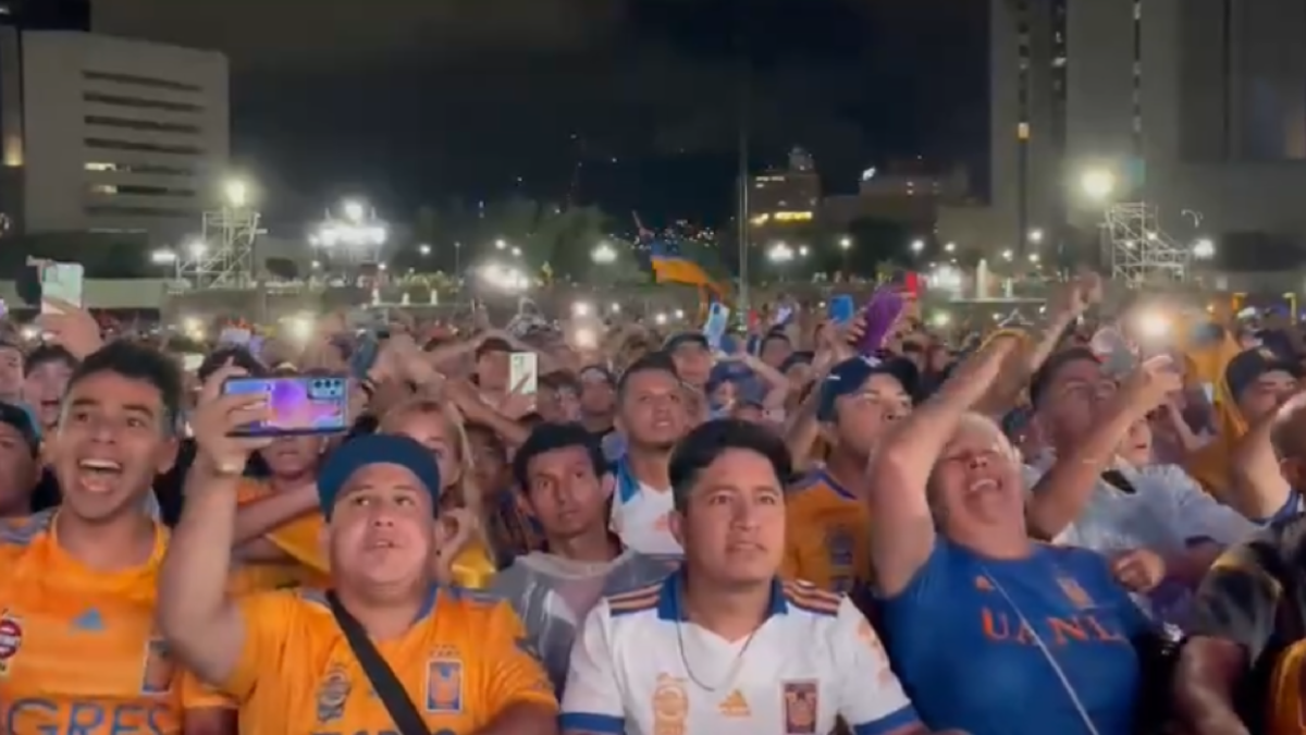 VIDEO: ¡Tigres Campeón! Así fueron las celebraciones en la afición felino en la Macroplaza