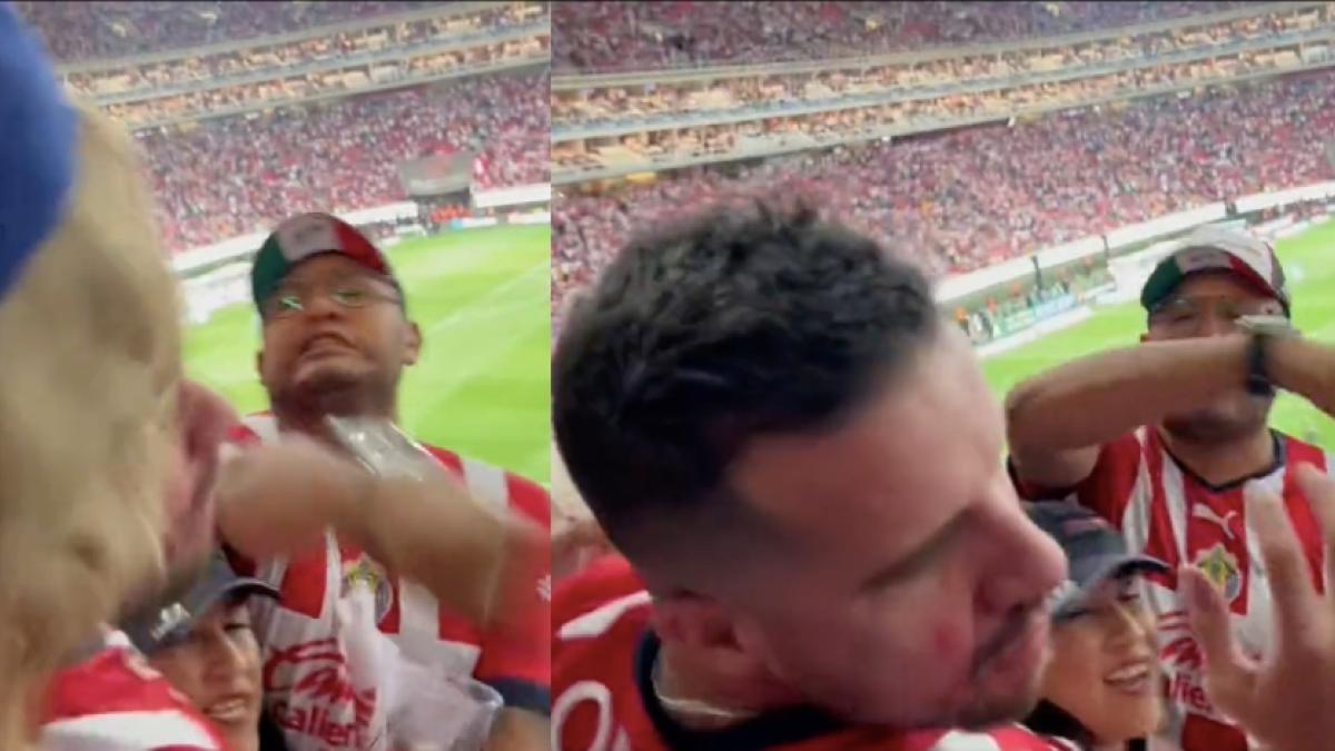 Chivas: Aficionados llegan a los golpes en las gradas del estadio, sin importar la seguridad de los niños y mujeres (VIDEO)