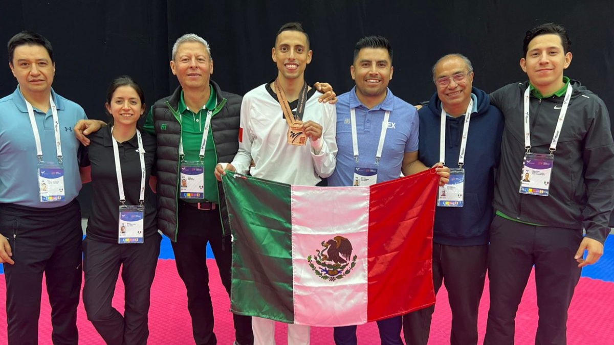 Mundial de Taekwondo: Carlos Navarro, el primer mexicano en ganar una medalla en Bakú