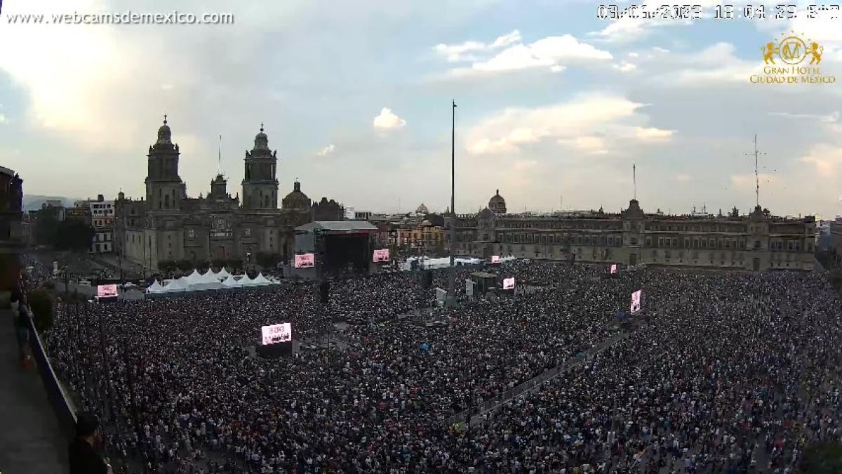 Los Fabulosos Cadillacs: Inicia su concierto en el Zócalo de la CDMX