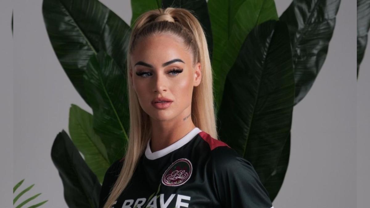 La hermosa Alisha Lehmann incendia las redes sociales con una sesión de fotos ligada al Real Madrid