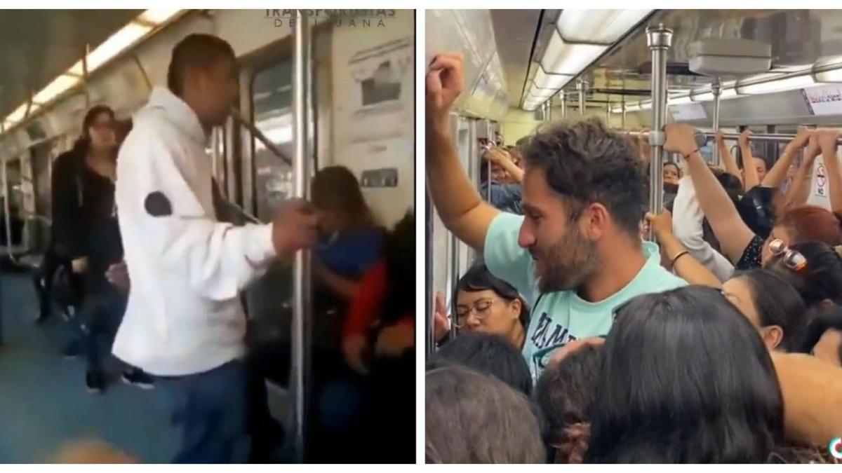 Metro Cdmx Reviven En Internet Video De Hombre Invidente En Vagón De Mujeres 