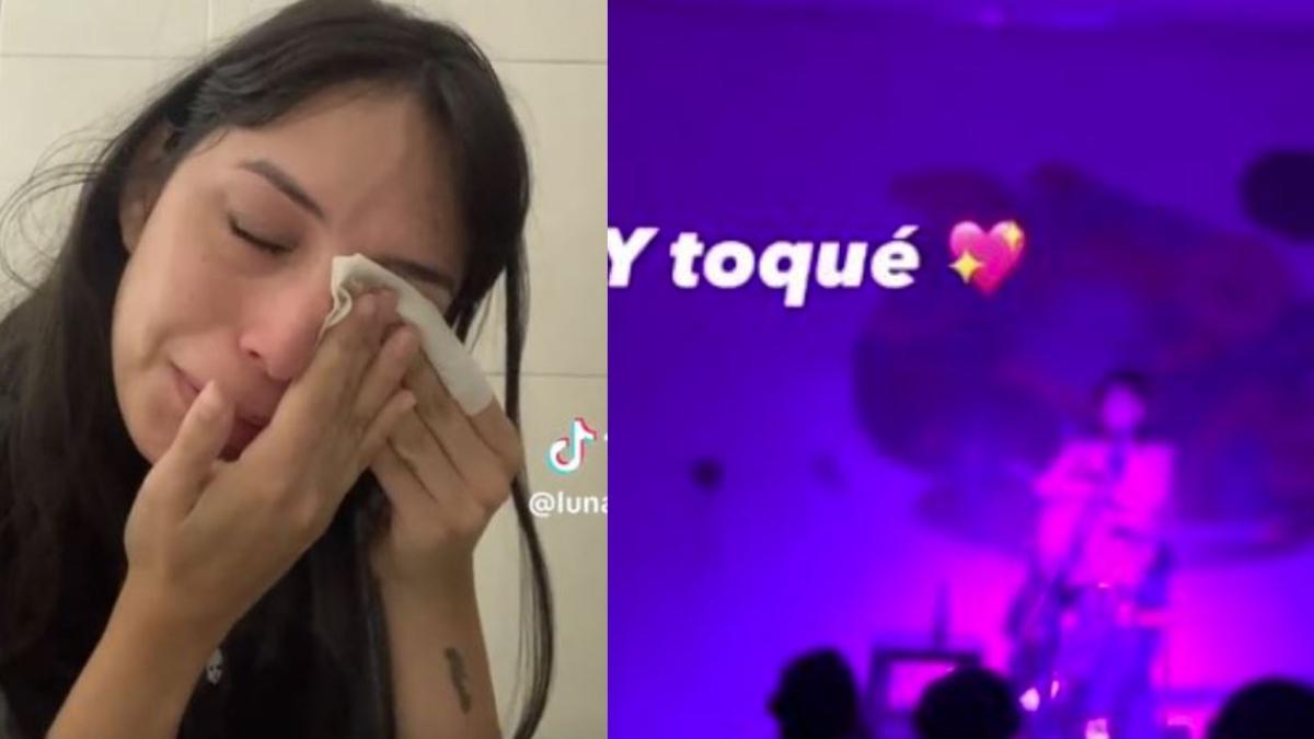 VIDEO. Cantante colombiana Lunalé llora porque dio concierto en Puebla y nadie fue