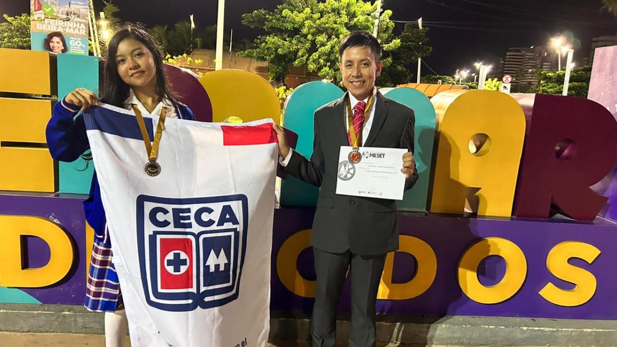 Triunfa la joven mexicana, Laura Valeria Rasgado, en la Exposición Internacional de Ciencias MILSET Brasil 2023