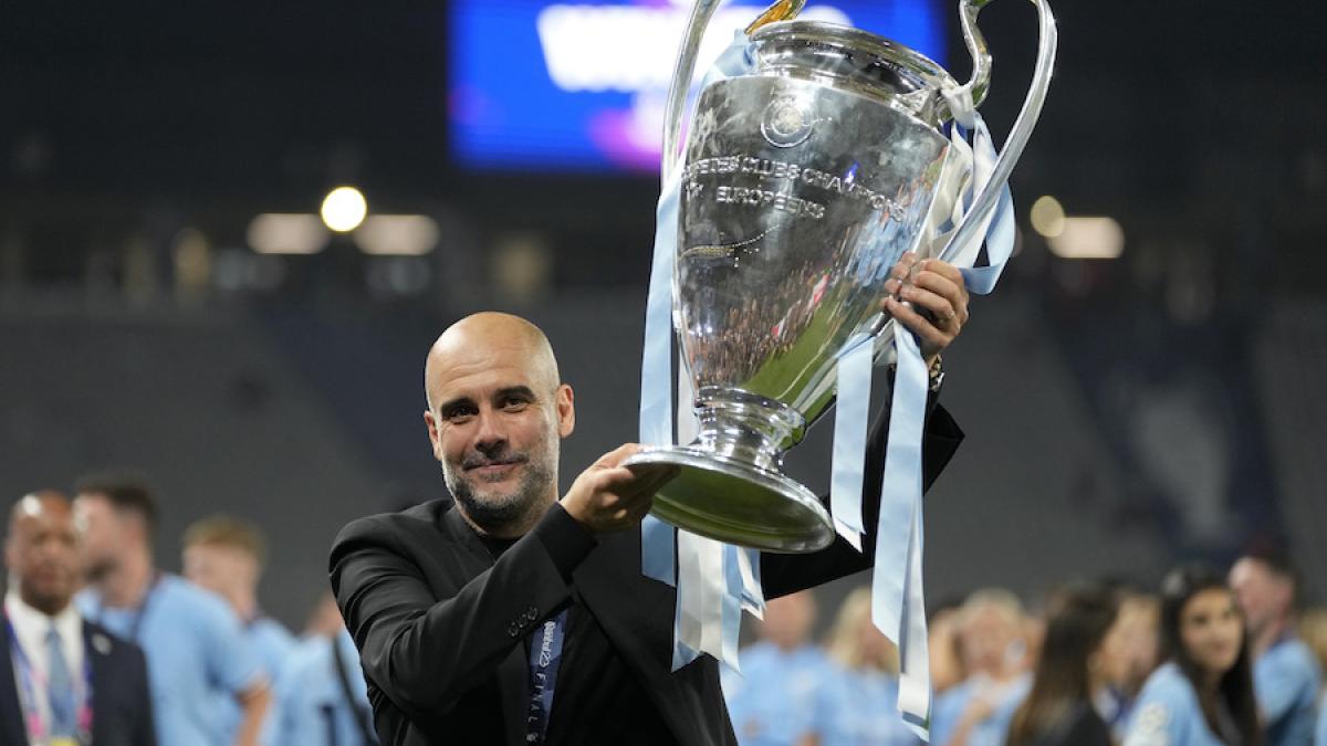 Pep Guardiola, con la Champions League del City, ya es el segundo DT más ganador