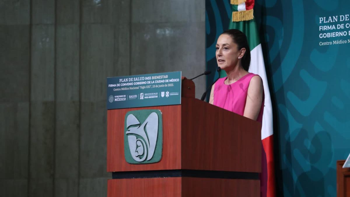 Sheinbaum encabeza presentación de Plan de Salud IMSS-Bienestar