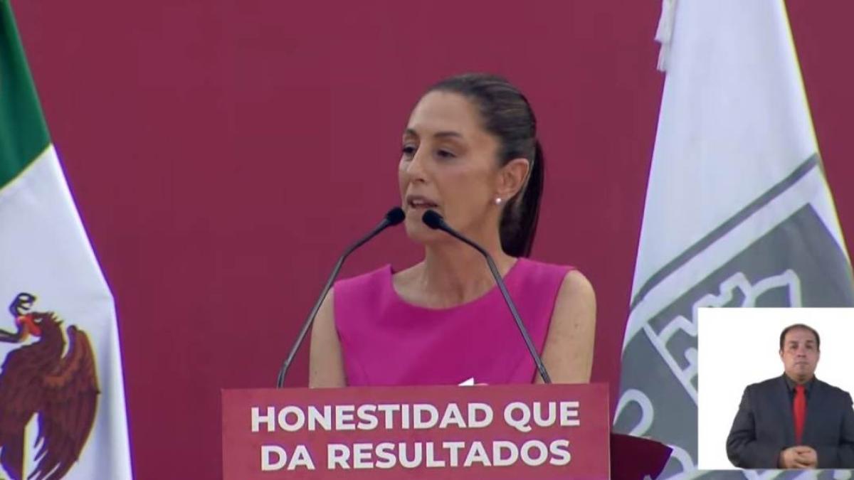 'Ha sido un privilegio servir a este pueblo', dice Claudia Sheinbaum en el Monumento a la Revolución