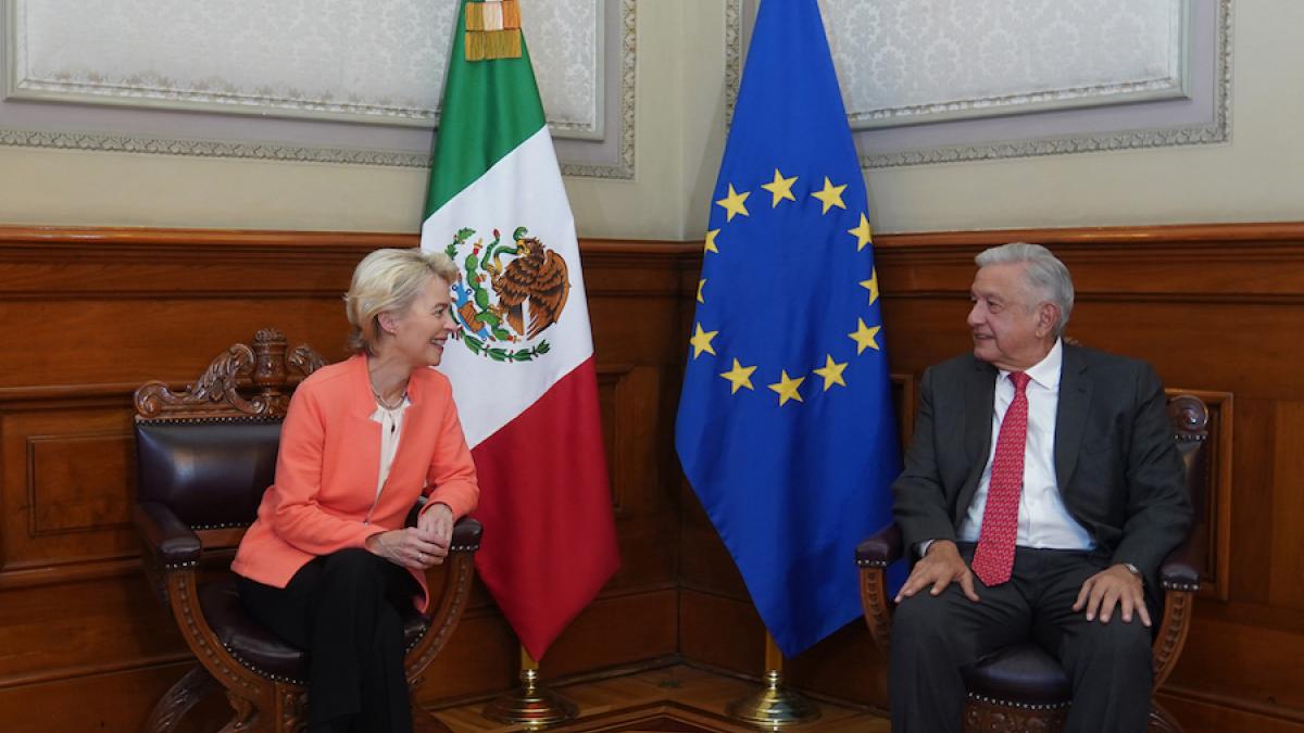 AMLO estrecha lazos con Comisión Europea