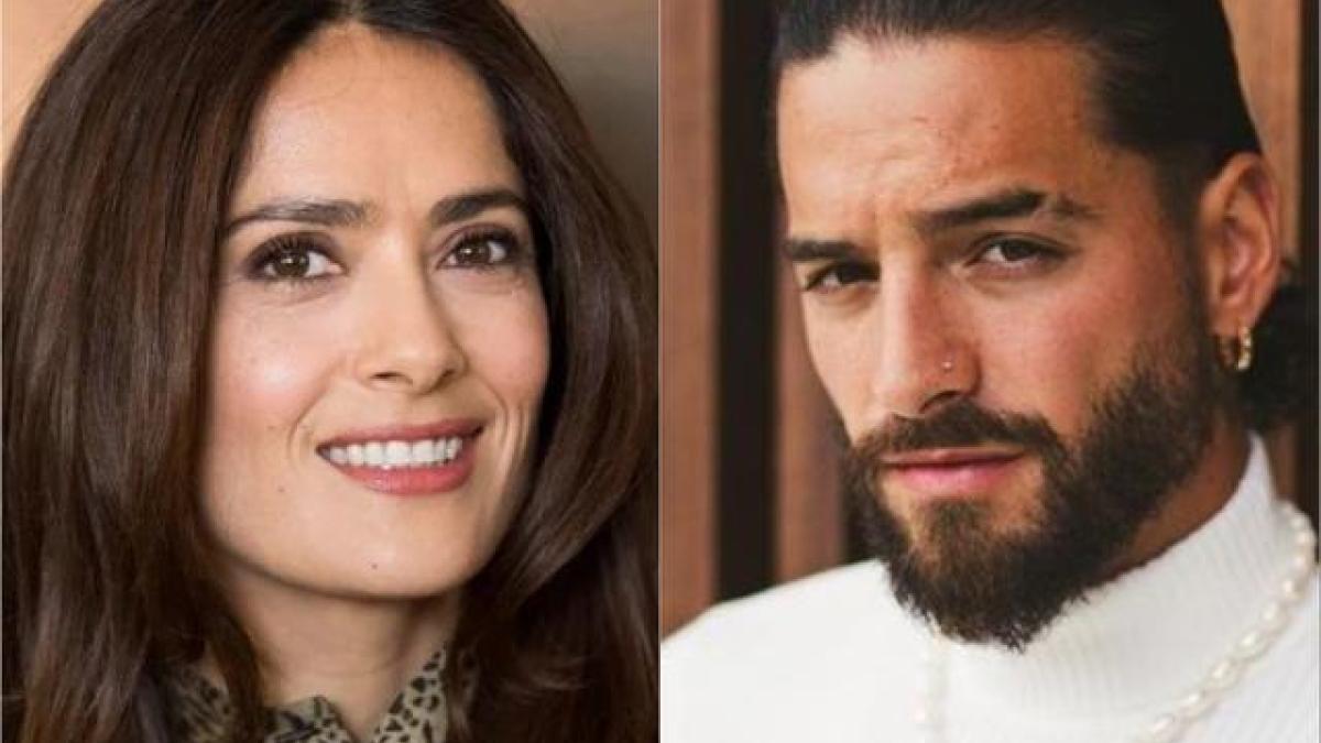 Salma Hayek quiere que Maluma la interprete su bioserie: 'me quiero ver guapa'