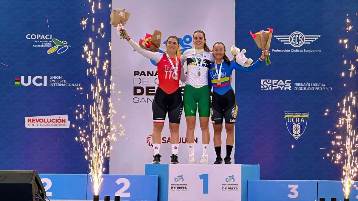 ¡Histórico! Victoria Velasco, primera ciclista mexicana campeona panamericana en la prueba de Ómnium