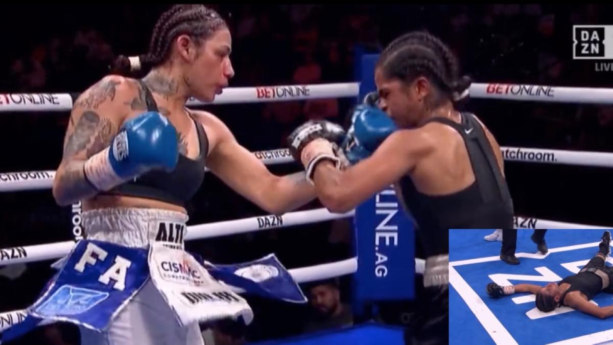 ​BOX: ¡Brutal! La mexicana Julissa Alejandra Guzmán, la 'Rockera', fulmina a su rival con un tremendo nocaut (VIDEO)