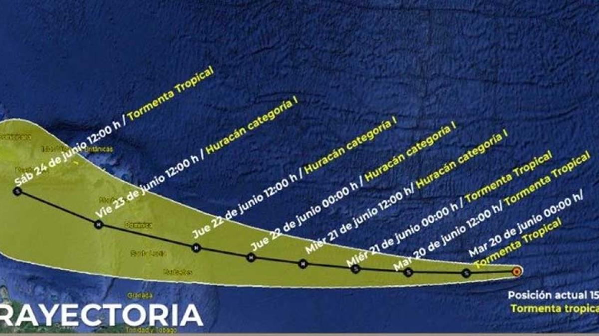 Se forma la Tormenta Tropical "Bret" en el Atlántico Central; checa aquí su trayectoria