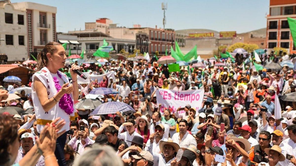 El pueblo de México no quiere la regresión, quiere la continuidad de la 4T: Claudia Sheinbaum en su visita a Pachuca