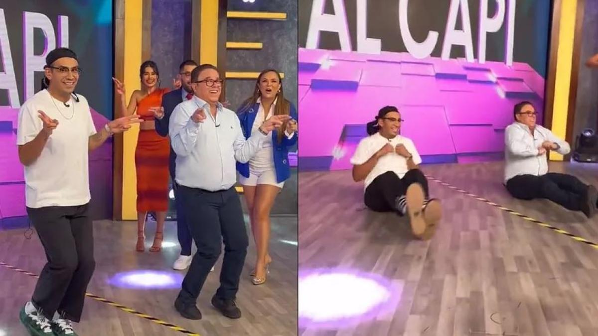 El Capi Pérez baila 'El gallinazo' con Mario Bezares y les dicen: 'Les faltó la bolsita' (VIDEO)