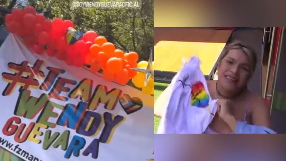 Apoyan a Wendy Guevara desde la Marcha LGBT+ CDMX 2023