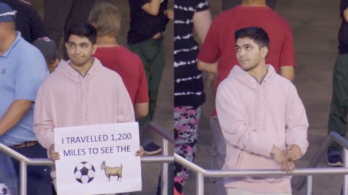 Lionel Messi en la MLS: Fan recorre miles de kilómetros para verlo jugar con el Inter Miami y termina devastado (Video)