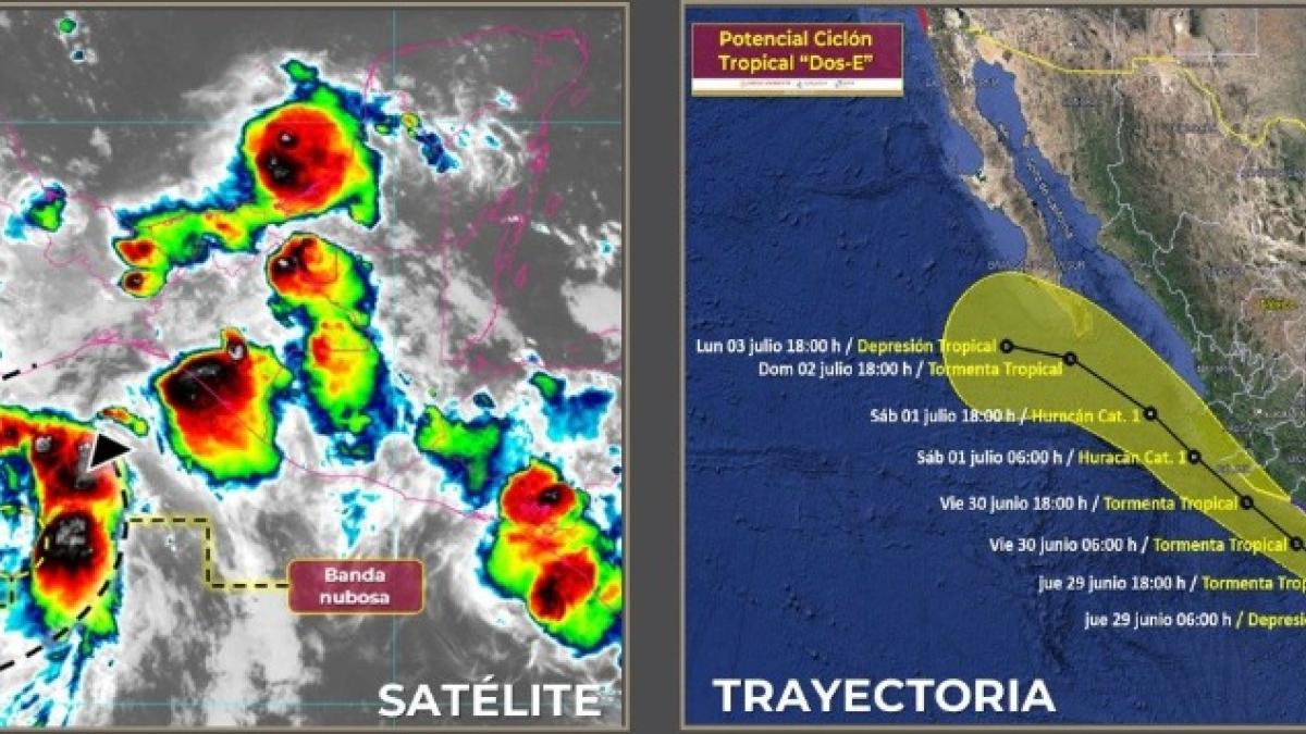 Se desarrolla potencial ciclón tropical en el Pacífico, alerta Conagua