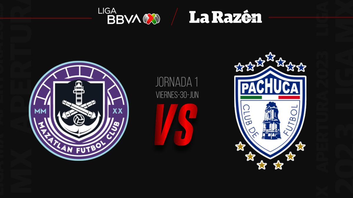 Mazatlán vs Pachuca: Hora y en qué canal ver EN VIVO la Jornada 1 del Apertura 2023 de la Liga MX