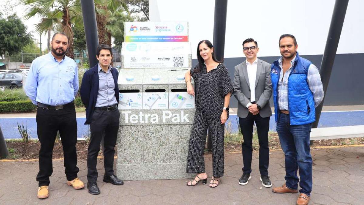 Álvaro Obregón, primera alcaldía que pone contenedores para el reciclaje de Tetra Pak: Lía Limón