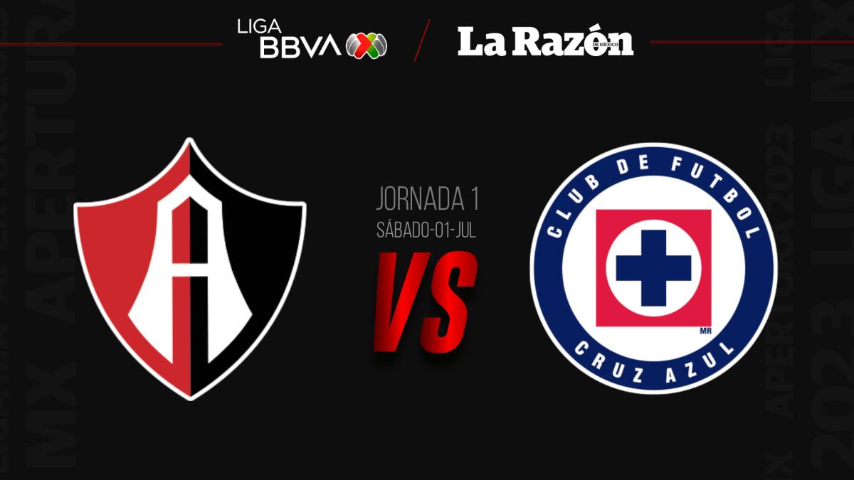 Atlas vs Cruz Azul: Dónde y cuándo ver EN VIVO, Jornada 1 del Apertura 2023 de la Liga MX