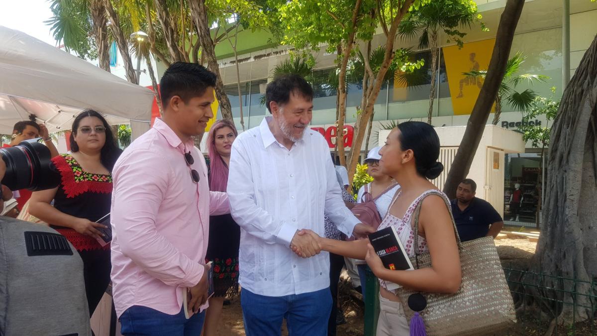 En Quintana Roo, Noroña afirma que aunque gane otro candidato respaldará al de la 4T