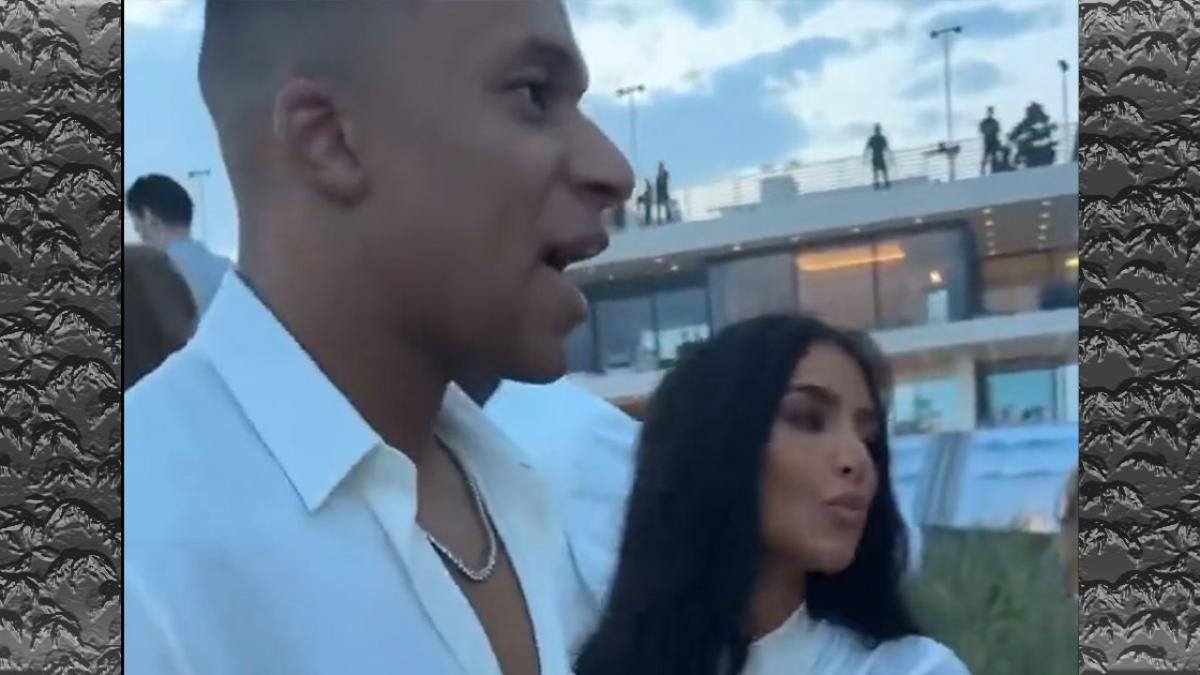 Kylian Mbappé podría estrenar romance con Kim Kardashian al ser captados juntos en una exclusiva fiesta (VIDEO)