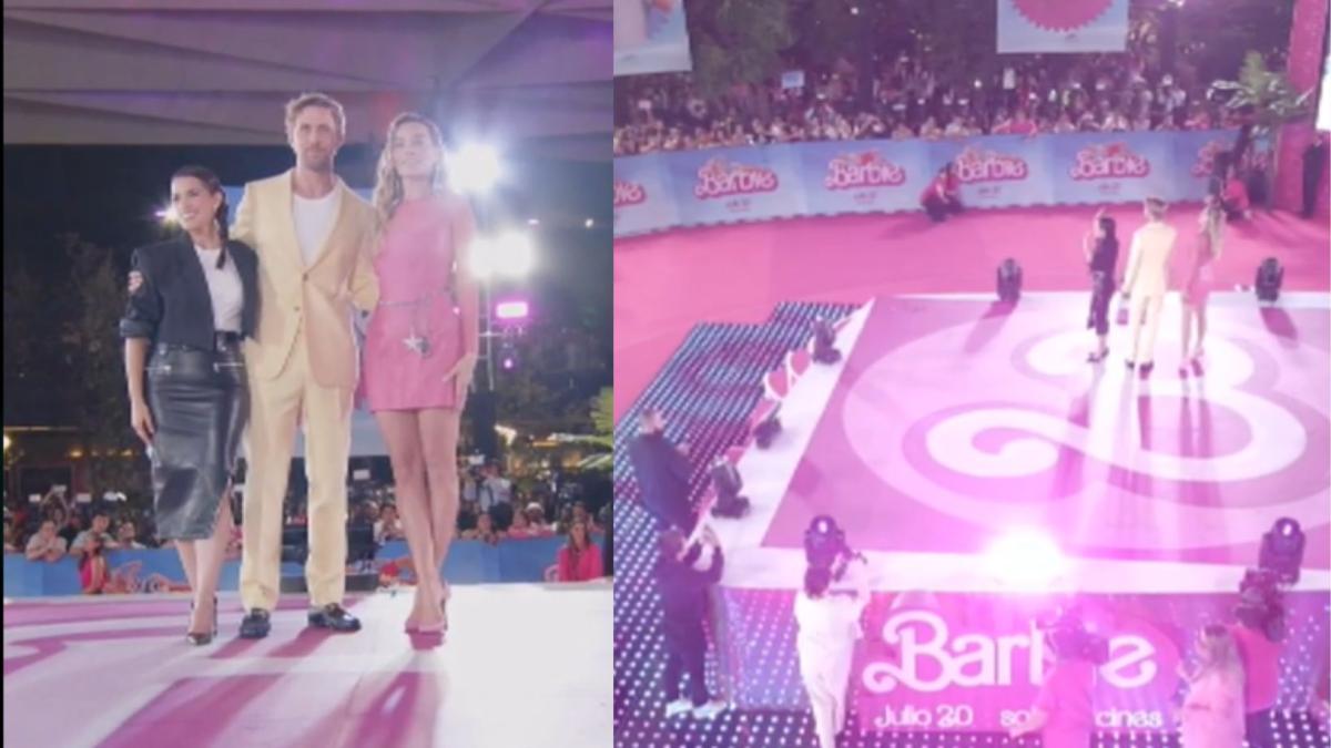 Barbie en México: Margot Robbie y Ryan Gosling causan furor en la alfombra rosa (FOTOS)