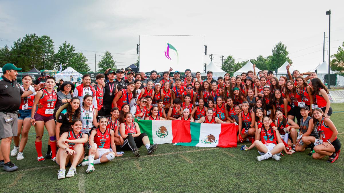 Mexico won the silver medal in Flag Football after losing to the United States