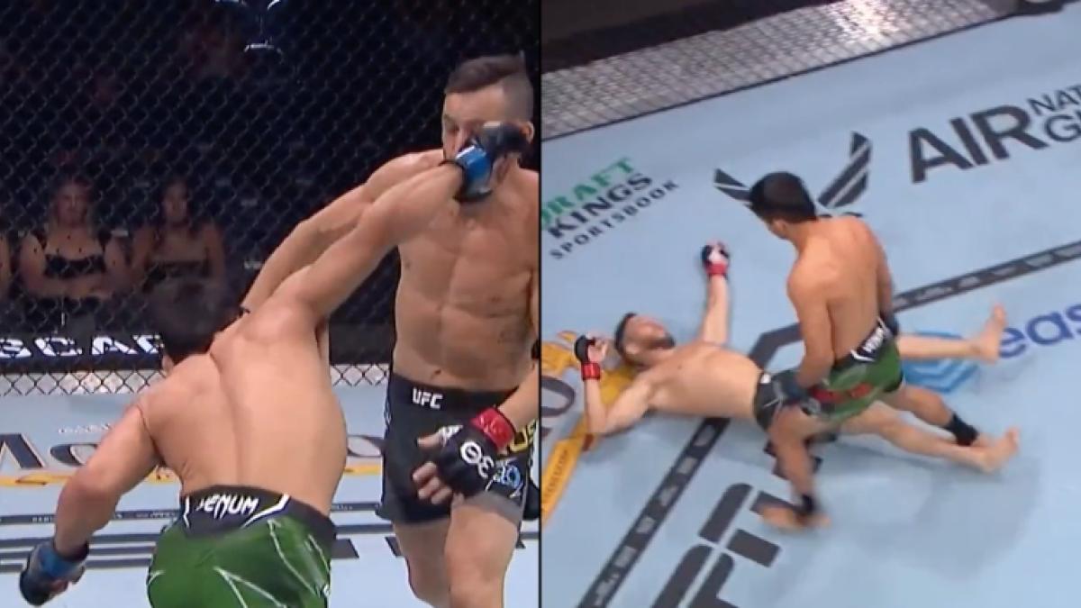 UFC 290: Jesús Aguilar pone a dormir a su rival a los 17 segundos del primer round con ESCALOFRIANTE NOCAUT (VIDEO)