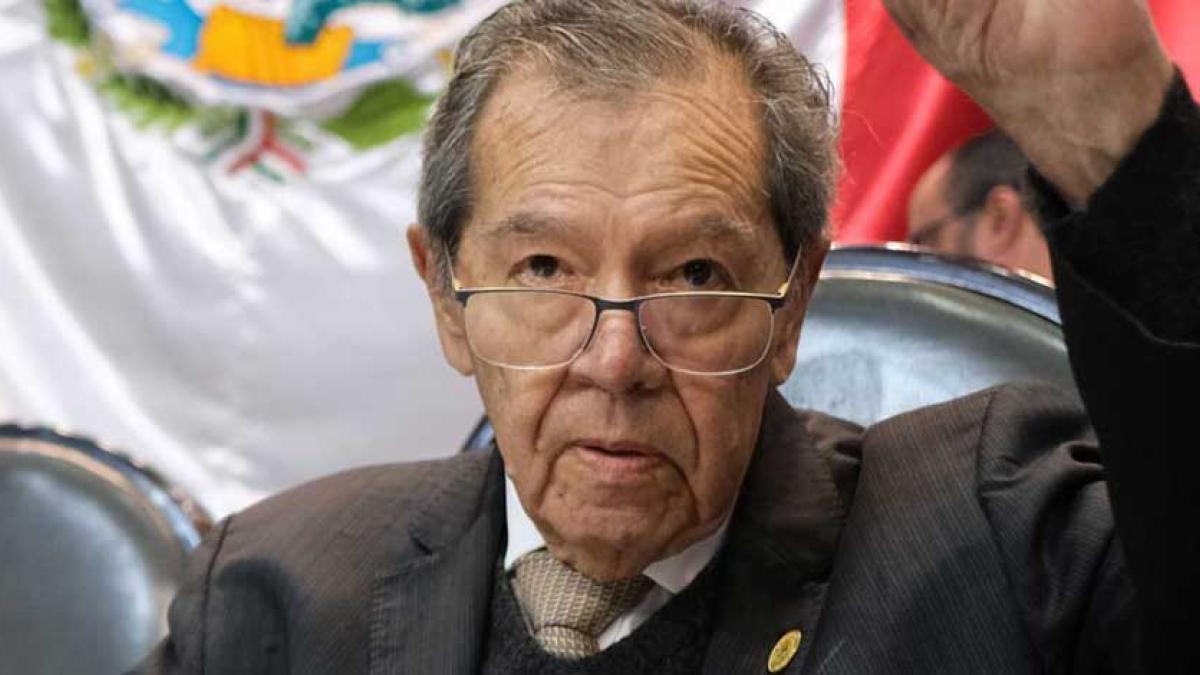 Alistan homenaje de cuerpo presente a Muñoz Ledo en la Cámara de Diputados