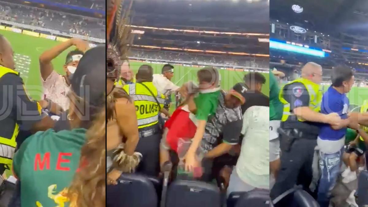 Copa Oro 2023: ¡Otra vez! Aficionados mexicanos se agarrar a golpes en un partido del Tricolor en Estados Unidos (VIDEO)