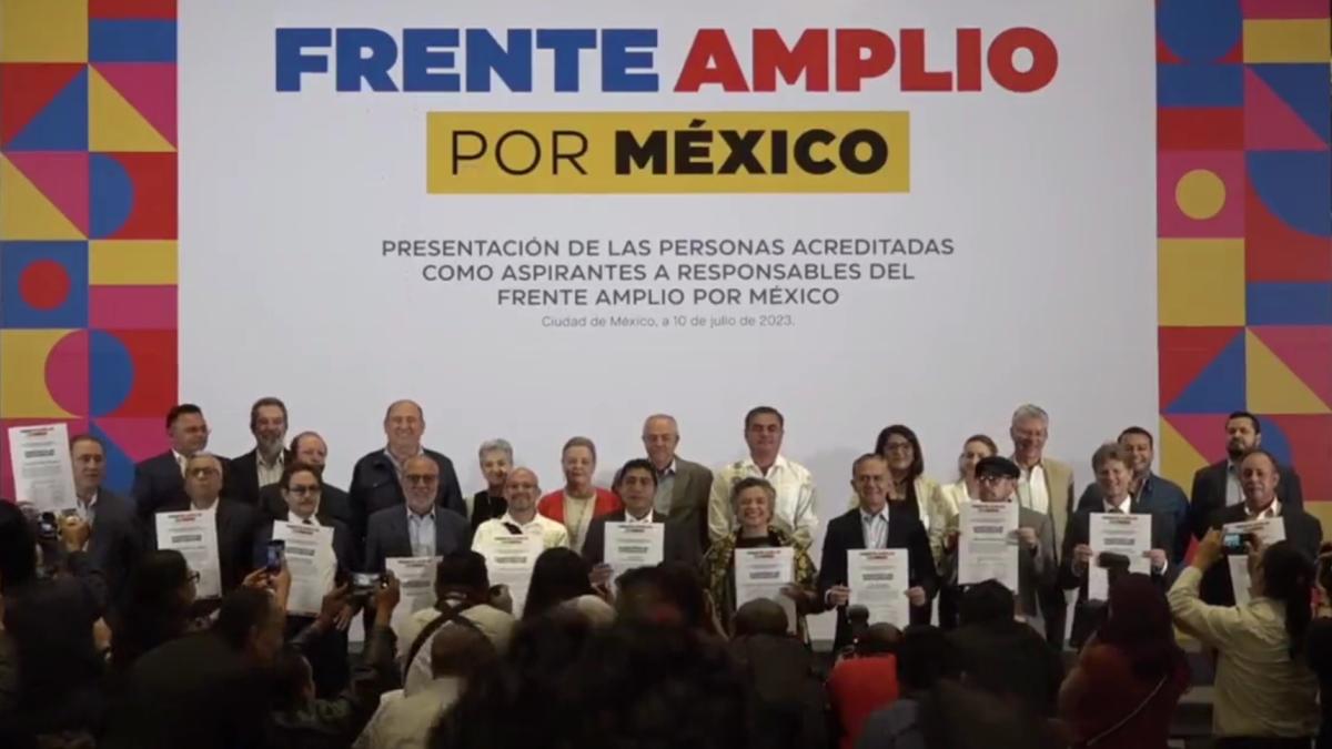 Frente Amplio llama a AMLO a respetar la Constitución y sus aspirantes