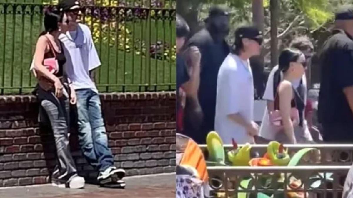 ¿Peso Pluma y Nicki Nicole son novios? se dejan ver muy cariñosos en Disneyland (VIDEO)