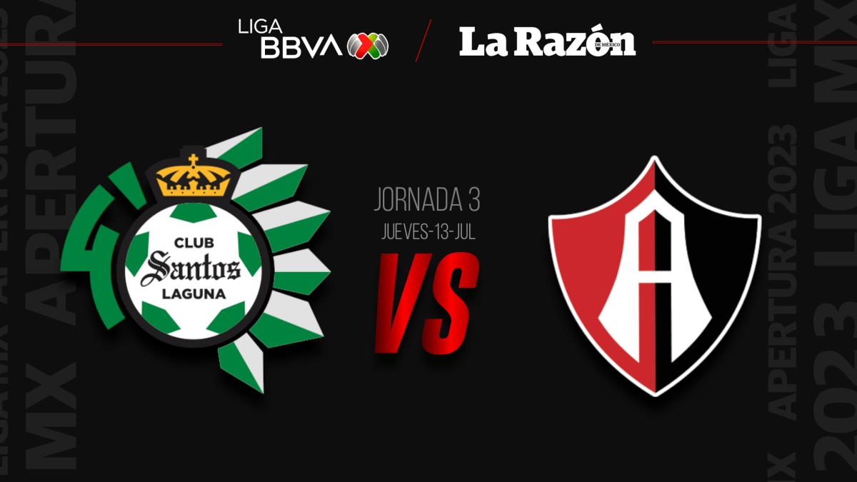 Liga MX | Santos vs Atlas: Hora y en qué canal ver HOY el partido EN VIVO la Jornada 3 del Apertura 2023